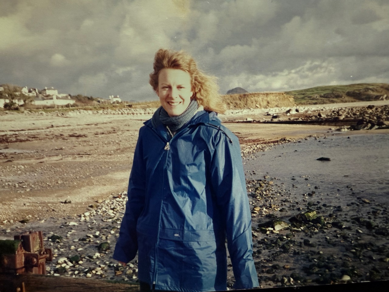 Kathryn On Harlech Beach, Wales